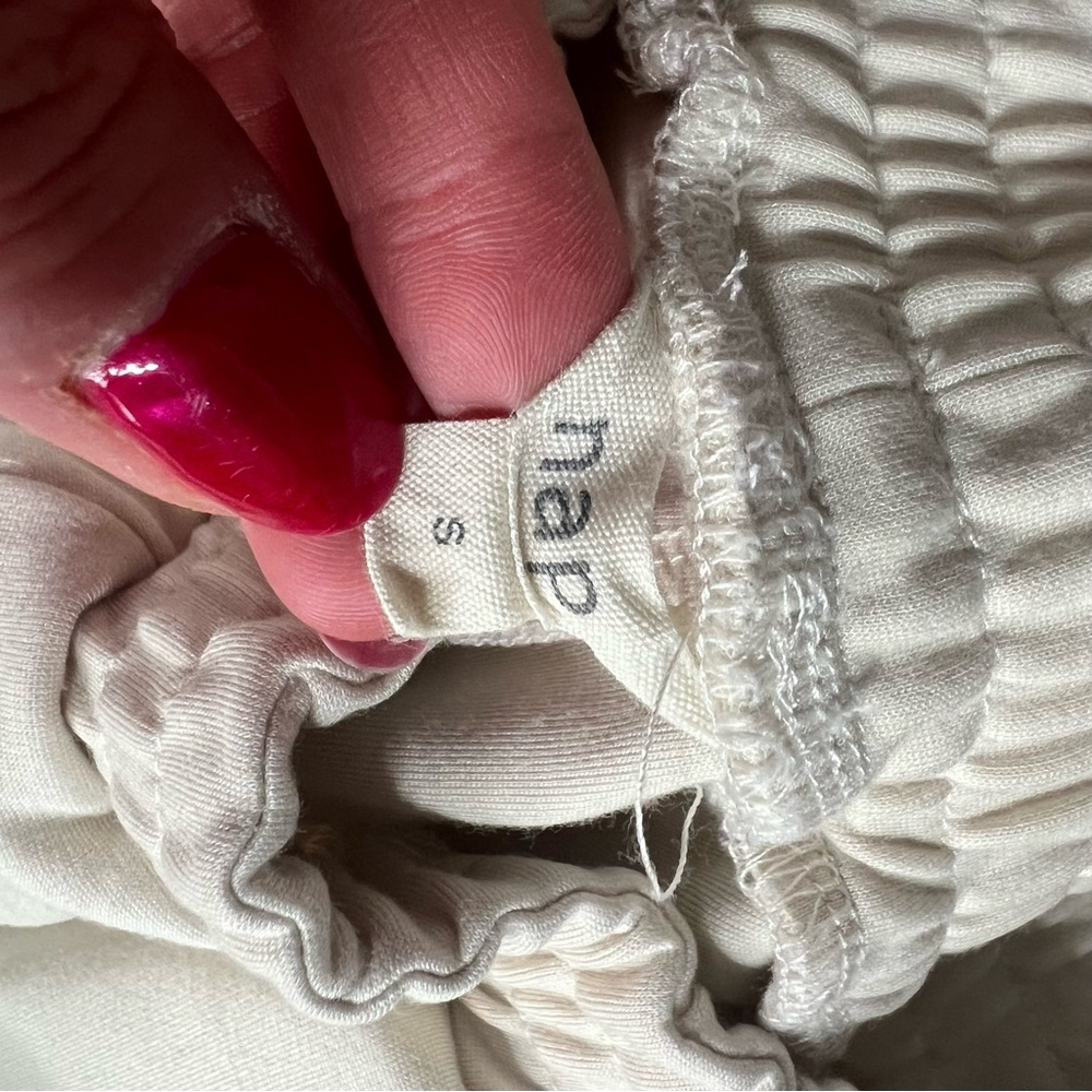 Nap Loungewear Casual Cozy Sweat Shorts Cutoff Heavy Elastic Waist‎ Comfy - Picture 13 of 13